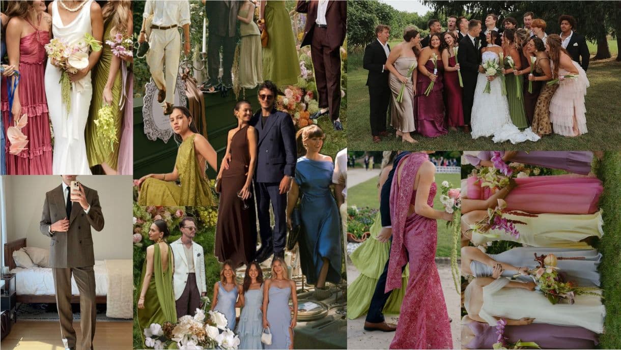 Dress code colour palette